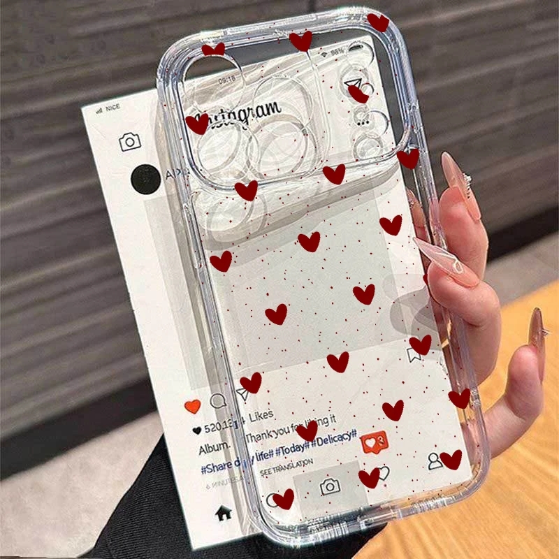 Xiaomi Redmi Note 13 - Einfache Liebesherz-Schleife Polka Dot Handyhülle für