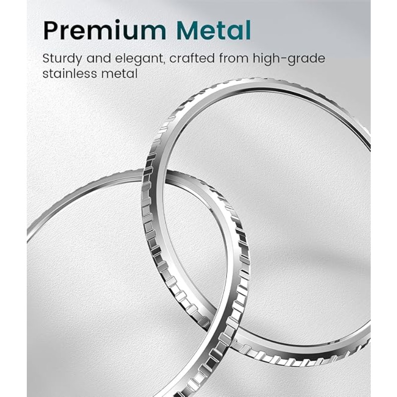 Samsung Smartwatch Accessories - Metall-Lünettenabdeckung für Samsung Galaxy Watch 8