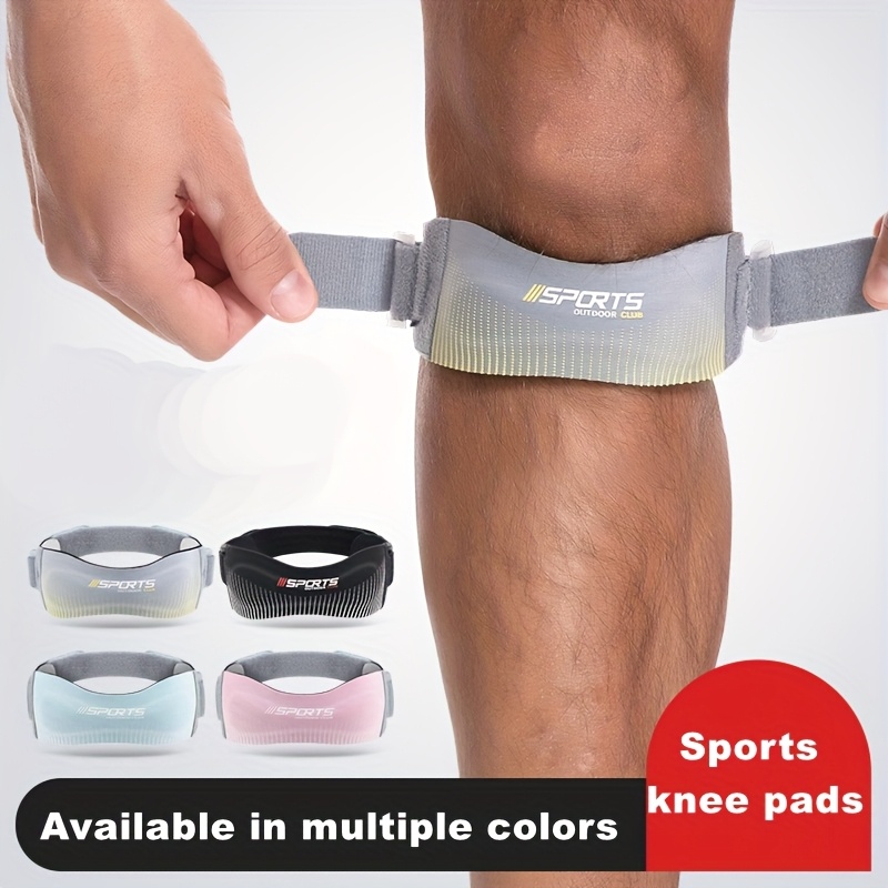 Rugged Sport Strap - 2-teilige, verstellbare Knie-Kompressionsbänder – leichte Sport-Patella-Stützgurte