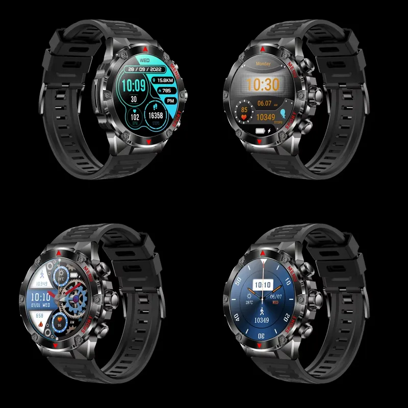 Smartwatch Custom - Hochwertige Maßgefertigte Smartwatch Fitness-Tracker Vollständig Berührungsempfindlich