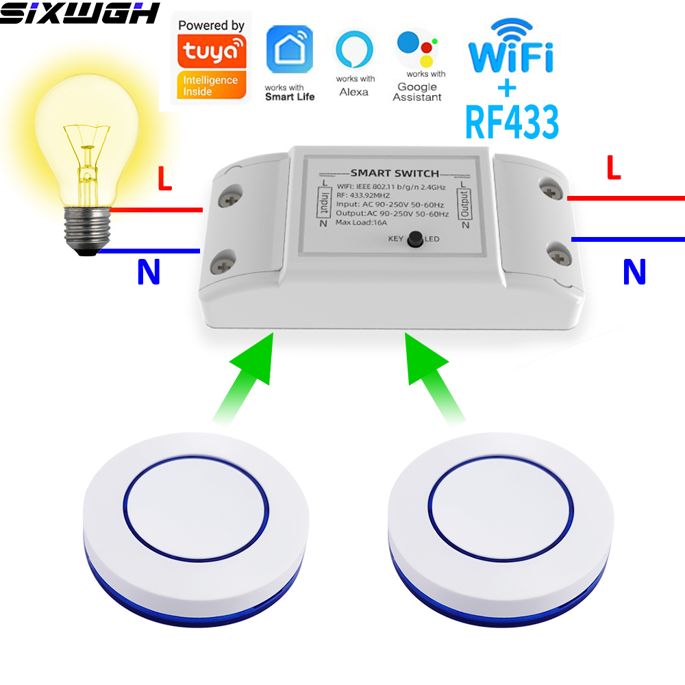 Smart Accessories - 16A WiFi Tuya Smart Switch Drahtlose