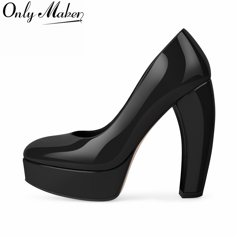 Onlymaker Damen-Pumps mit rund – Leather Classic Strap Bewertung und Preis